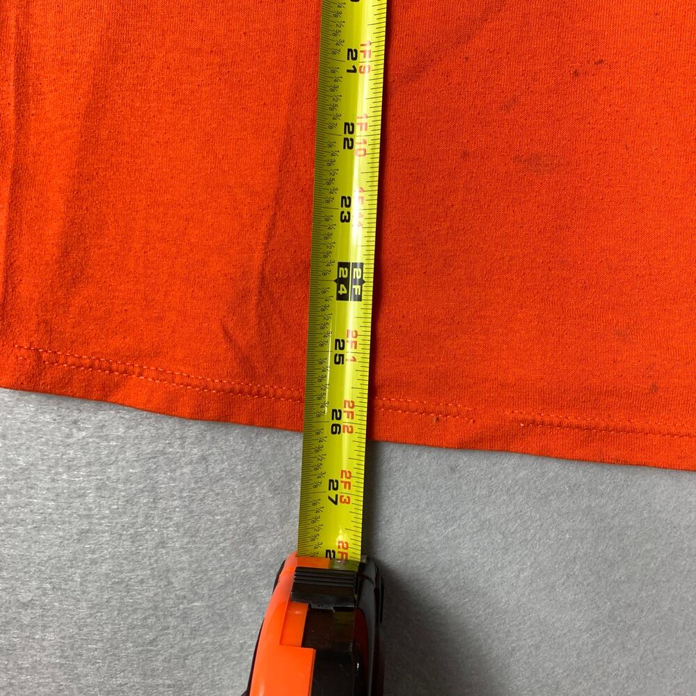 Vintage Auburn Montgomery Baseball Shirt Large Orange Tee Made in USA AUM - Picture 11 of 12
